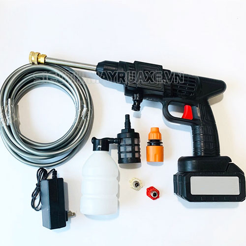 Máy rửa xe pin cầm tay Kumisai KMS - 69001