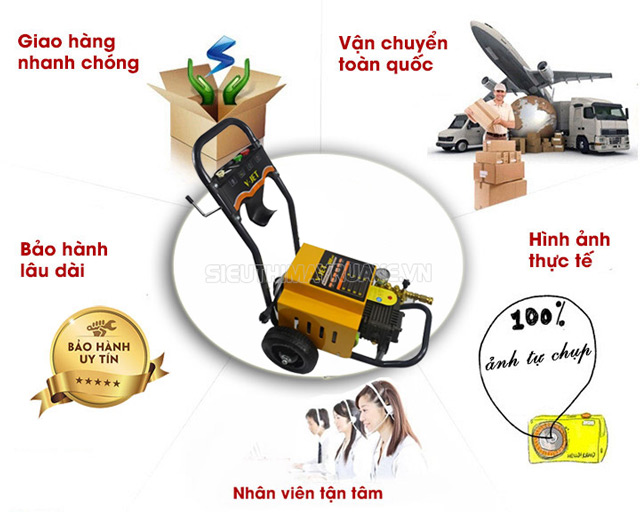 bán máy rửa xe chuyên dụng V-JET VJ 80/2.2