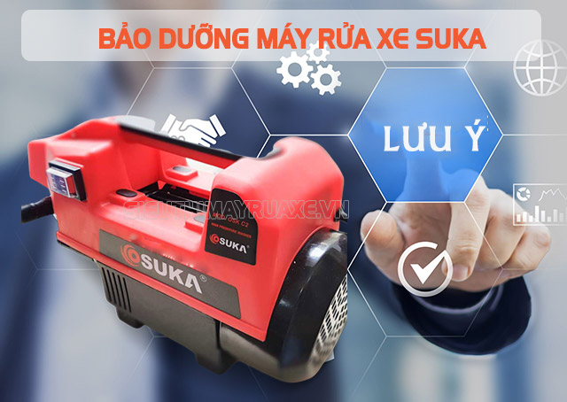 bảo dưỡng máy xịt rửa xe suka