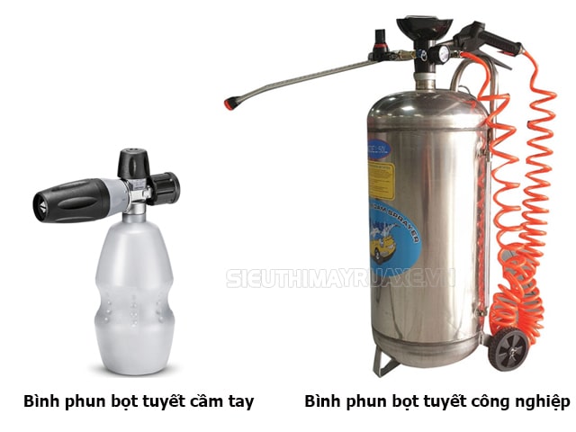 bình rửa xe bọt tuyết