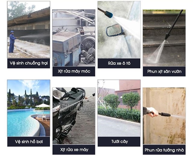 cách sử dụng máy rửa xe nakawa