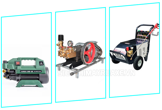 cấu tạo ba dòng máy rửa xe