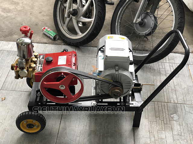 cấu tạo máy bơm rửa xe dây đai