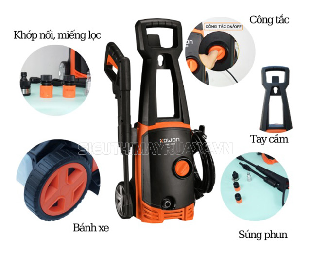 đánh giá máy rửa xe kowon