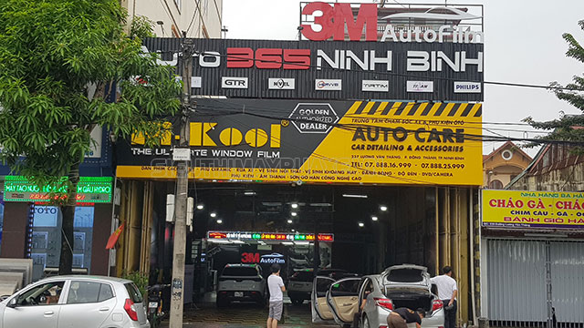 địa chỉ rửa xe ninh bình
