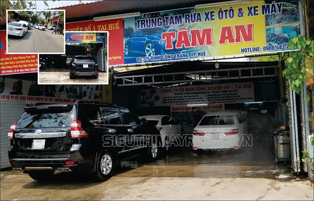 địa chỉ rửa xe ô tô huế