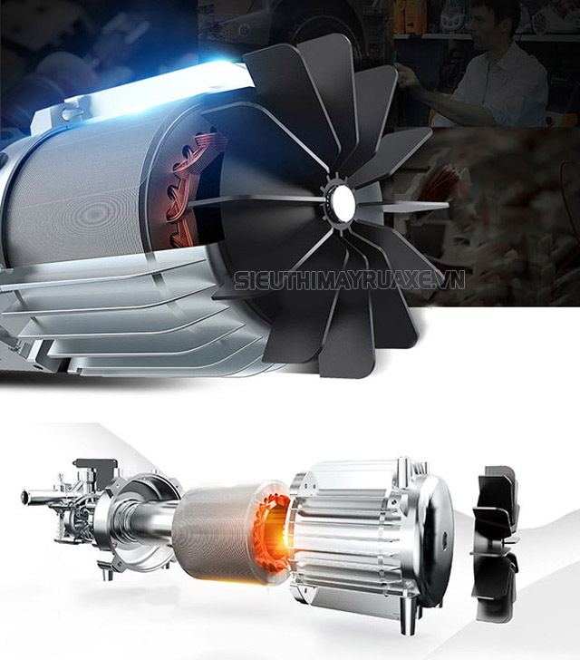 động cơ máy rửa xe gia đình