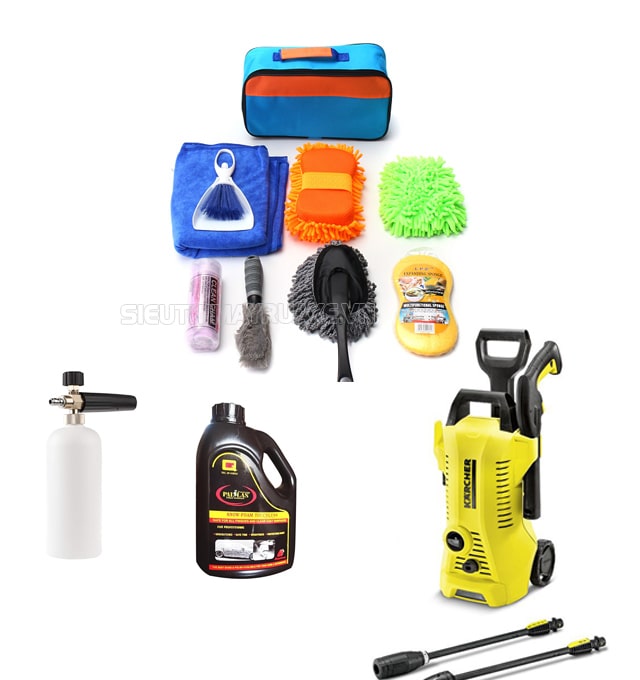 Dụng cụ để rửa xe bọt tuyết