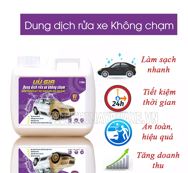 Lợi ích khi sử dụng dung dịch rửa xe không chạm
