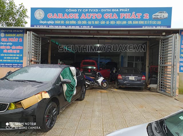 gara rửa xe ô tô quảng bình
