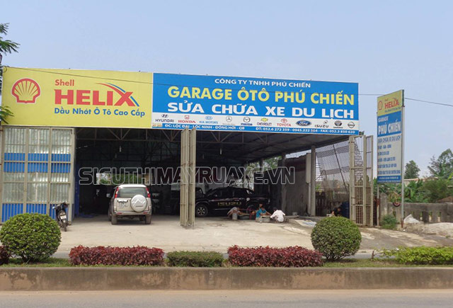 gara rửa xe quảng bình