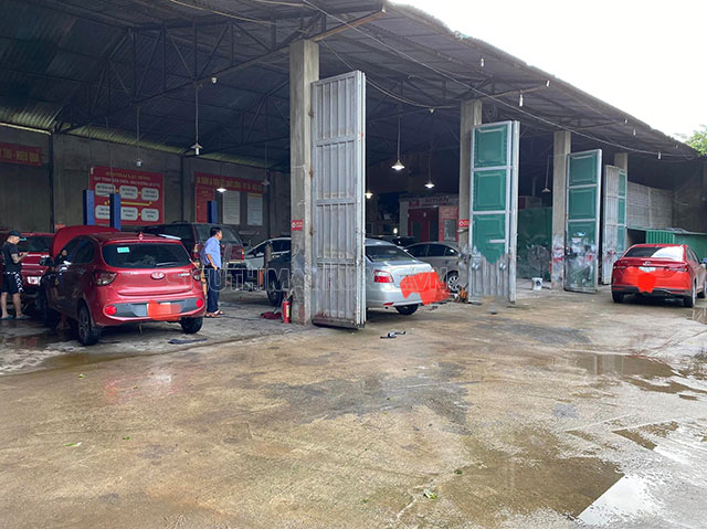 gara rửa xe tại nghệ an