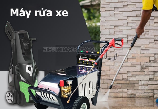 máy rửa xe gia đình hải dương