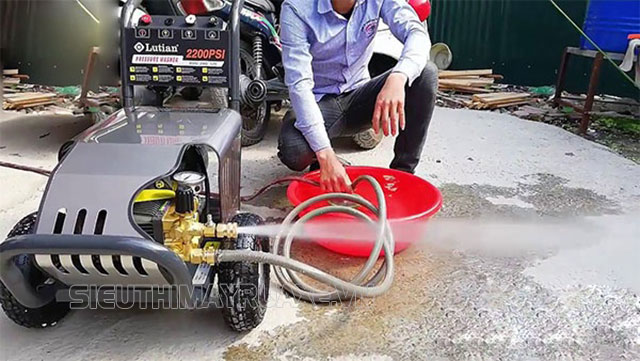 hạn chế máy rửa xe bị yếu