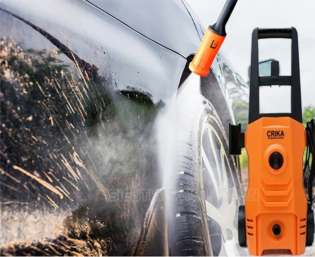 hiệu suất máy rửa xe crika