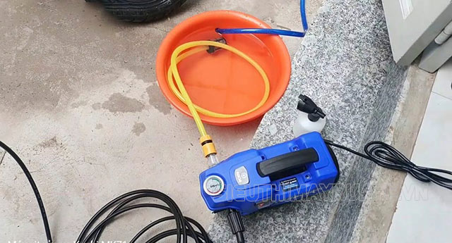 khắc phục máy rửa xe bị yếu