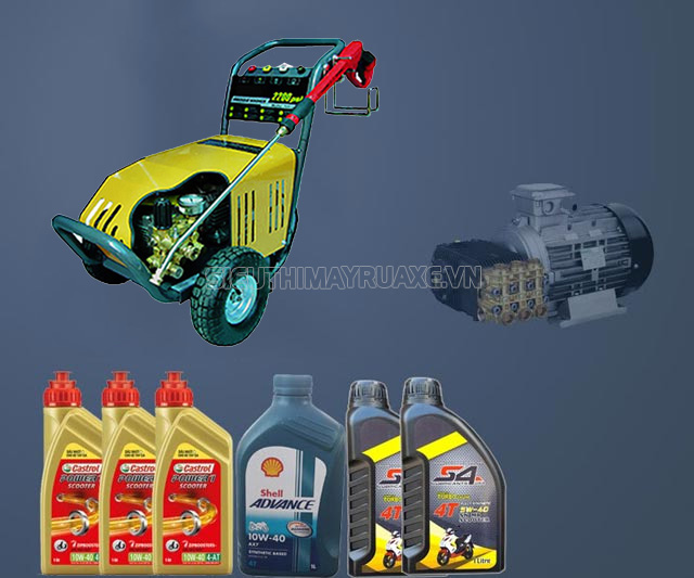 Lưu ý khi thay dầu cho máy rửa xe V-Jet C200