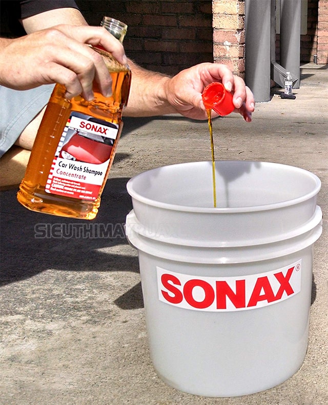 Những lưu ý khi sử dụng nước rửa xe Sonax để vệ sinh xe