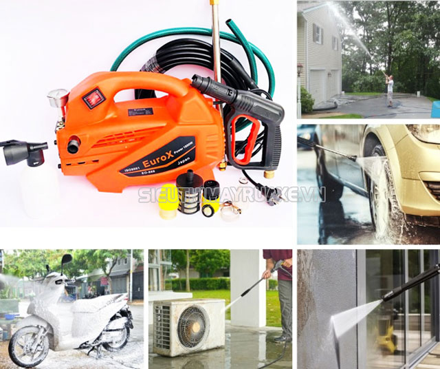máy bơm rửa xe eurox