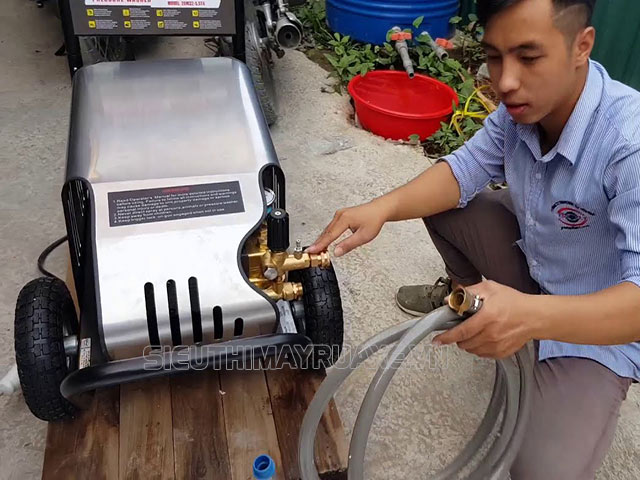 Hướng dẫn sử dụng máy phun rửa xe Palada  20M32-5.5T4 đúng cách