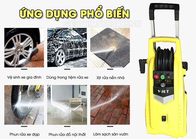 máy rửa xe 100bar V-Jet-VJ120