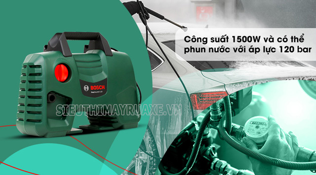 máy rửa xe Bosch 120bar Easy AQT 120