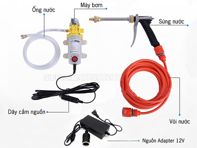 máy rửa xe 12v