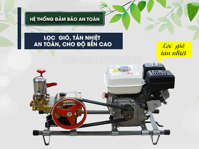 máy rửa xe 5hp chạy xăng