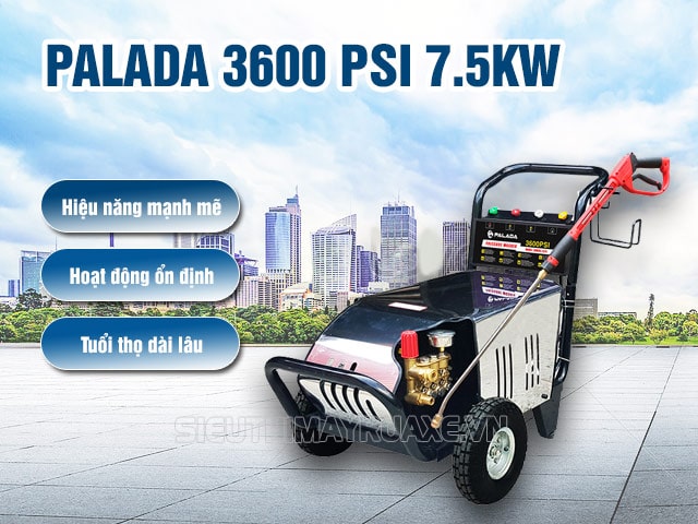 Máy rửa xe cao áp 7.5kw Palada