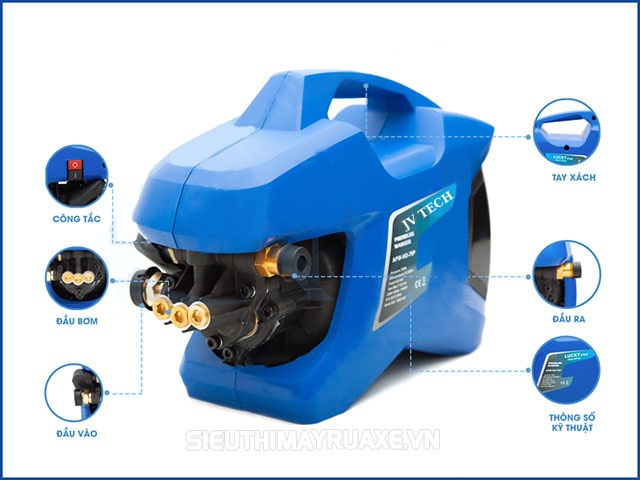 máy rửa xe jv tech