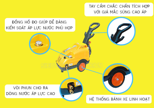 V-Jet LT 8.7/18M sở hữu kiểu dáng hiện đại và tiện dụng