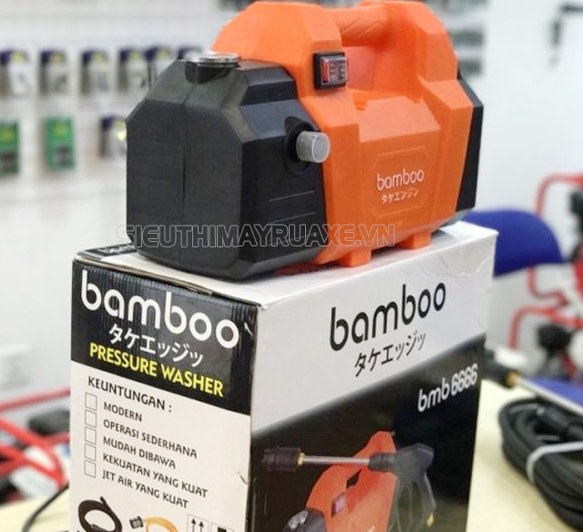 Model máy rửa xe Bamboo 6666 1800W