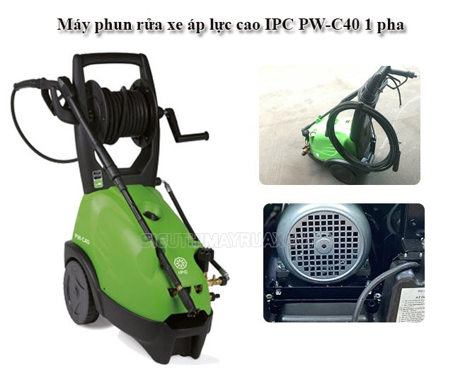 Hình ảnh máy rửa xe cao áp 1 pha IPC PW-C40