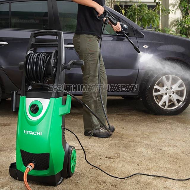 Model máy rửa xe 150bar Hitachi AW150