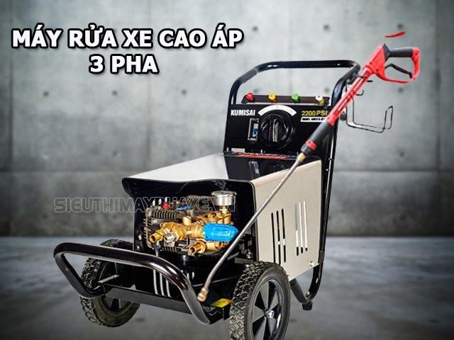 máy rửa xe cao áp 3 pha