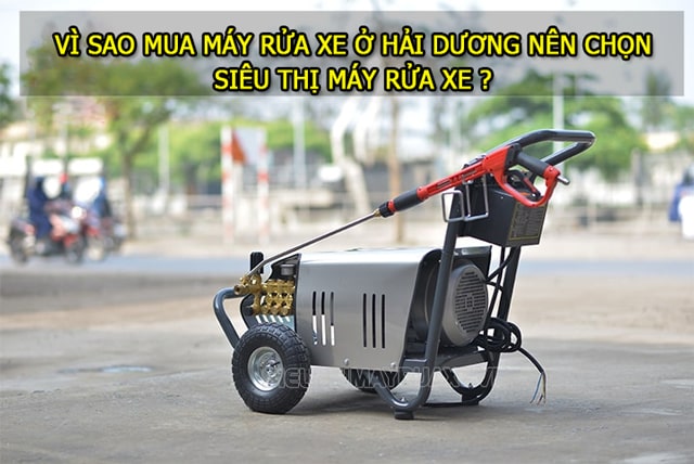 máy rửa xe cao áp bán tại hải dương