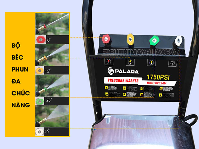 máy rửa xe cao áp loại nào tốt palada-18m17