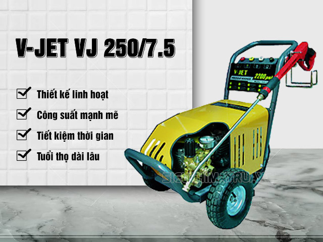 máy rửa xe cao áp loại nào tốt vjet-vj-25075