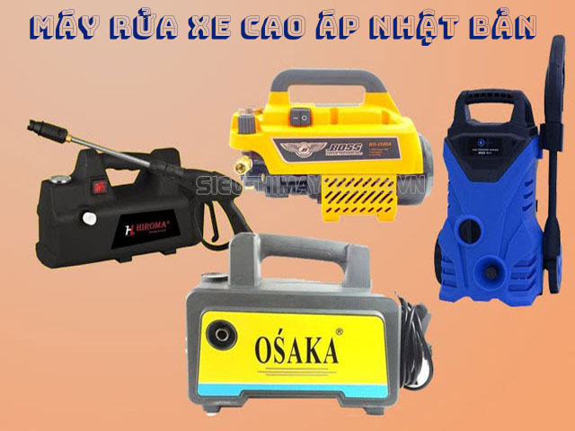 máy rửa xe cao áp nhật bản