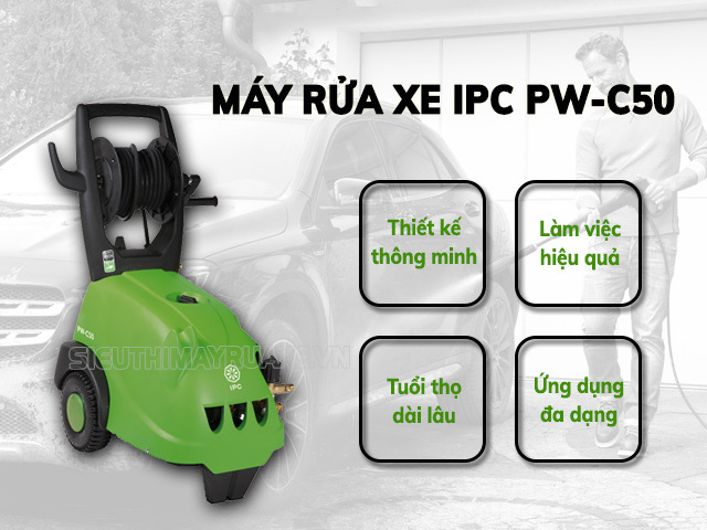 Model máy rửa xe cao áp Italy IPC PW-50