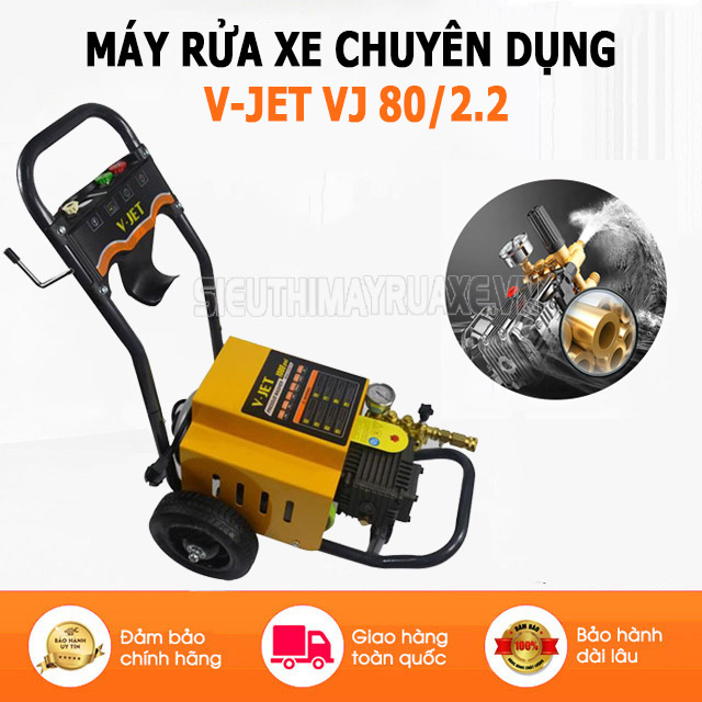 Máy rửa xe chuyên dụng V-JET VJ 80/2.2
