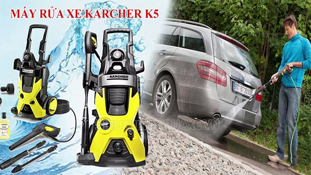 Máy bơm rửa xe Karcher K5 EU của Đức