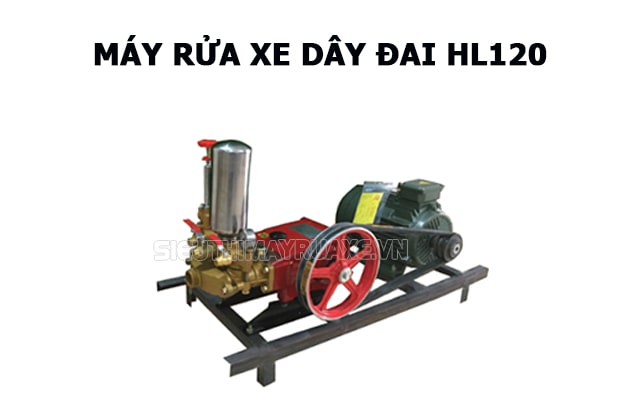 máy rửa xe dây đai 7.5hp HL120
