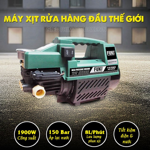 máy xịt rửa xe fuki f9s 1900w