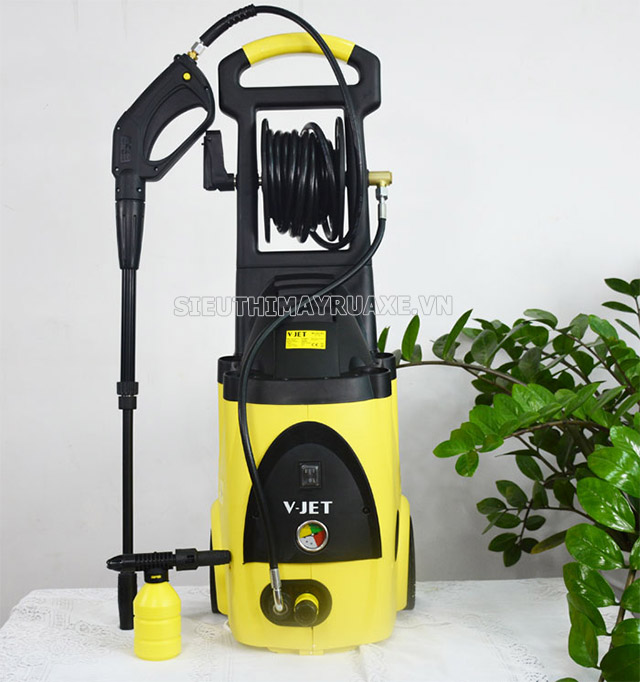 Model Rửa xe VJ-130 - Thiết kế hiện đại, xịt rửa mạnh mẽ