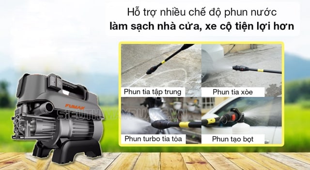 máy rửa xe gia đình fumak