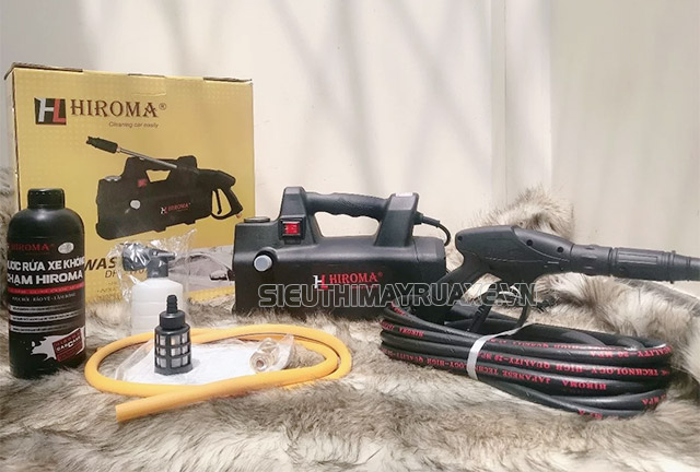 máy rửa xe gia đình loại nào tốt Hiroma DHL-1707