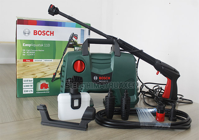 máy rửa xe gia đình loại nào tốt Bosch model Easy Aquatak 110