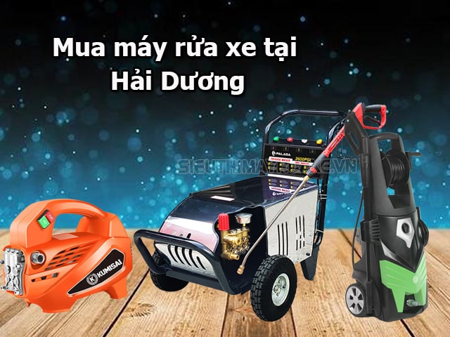 máy rửa xe hải dương