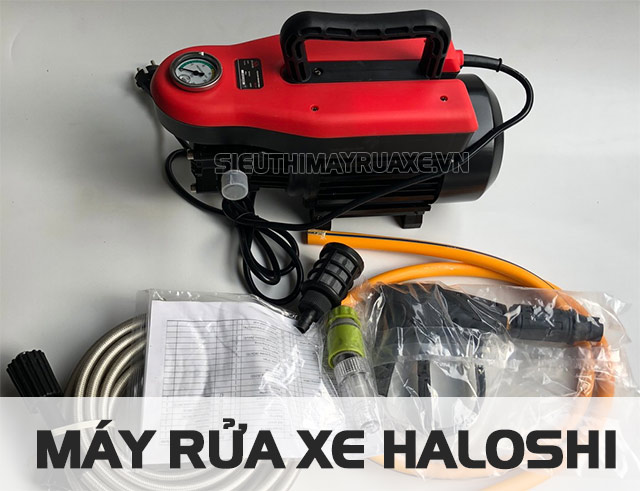 Máy rửa xe Haloshi - Đơn giản hóa việc vệ sinh, xịt rửa của gia đình bạn!